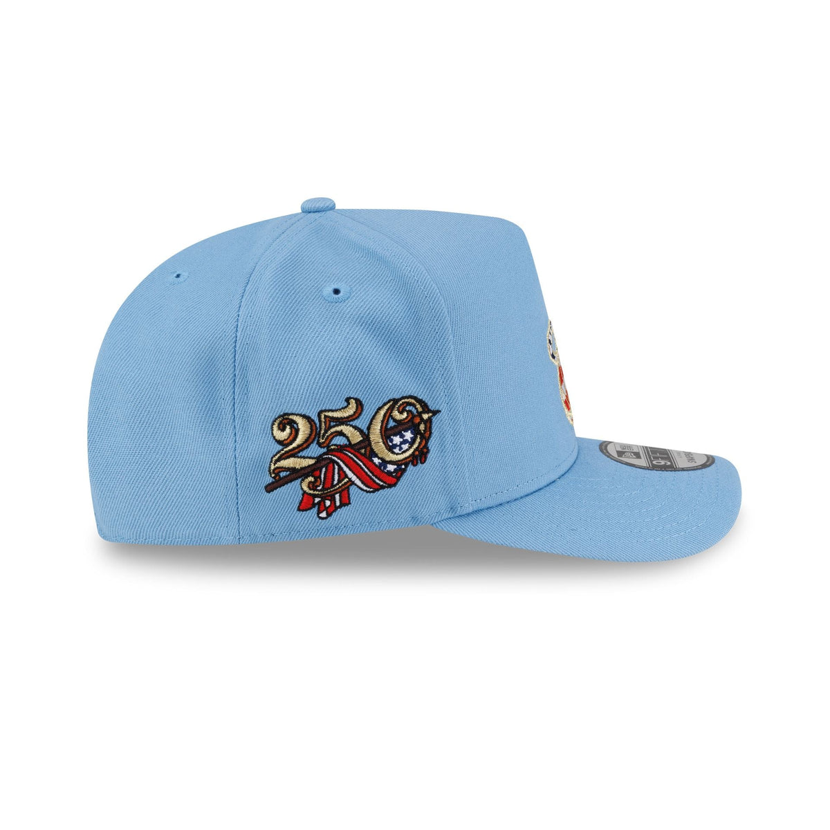 Miami Heat Red. White & Blue 9FIFTY A-Frame Snapback Hat