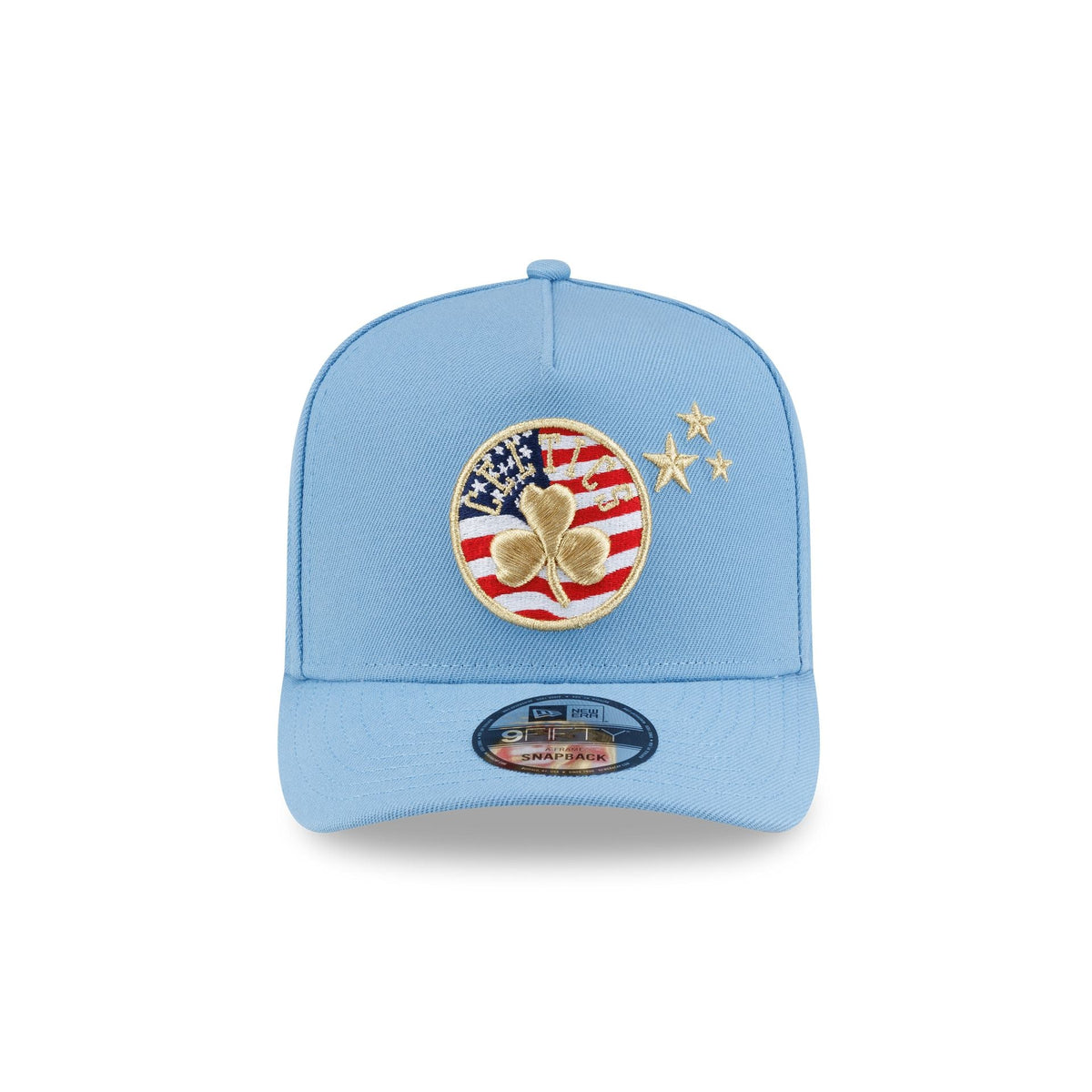 Boston Celtics Red. White & Blue 9FIFTY A-Frame Snapback Hat