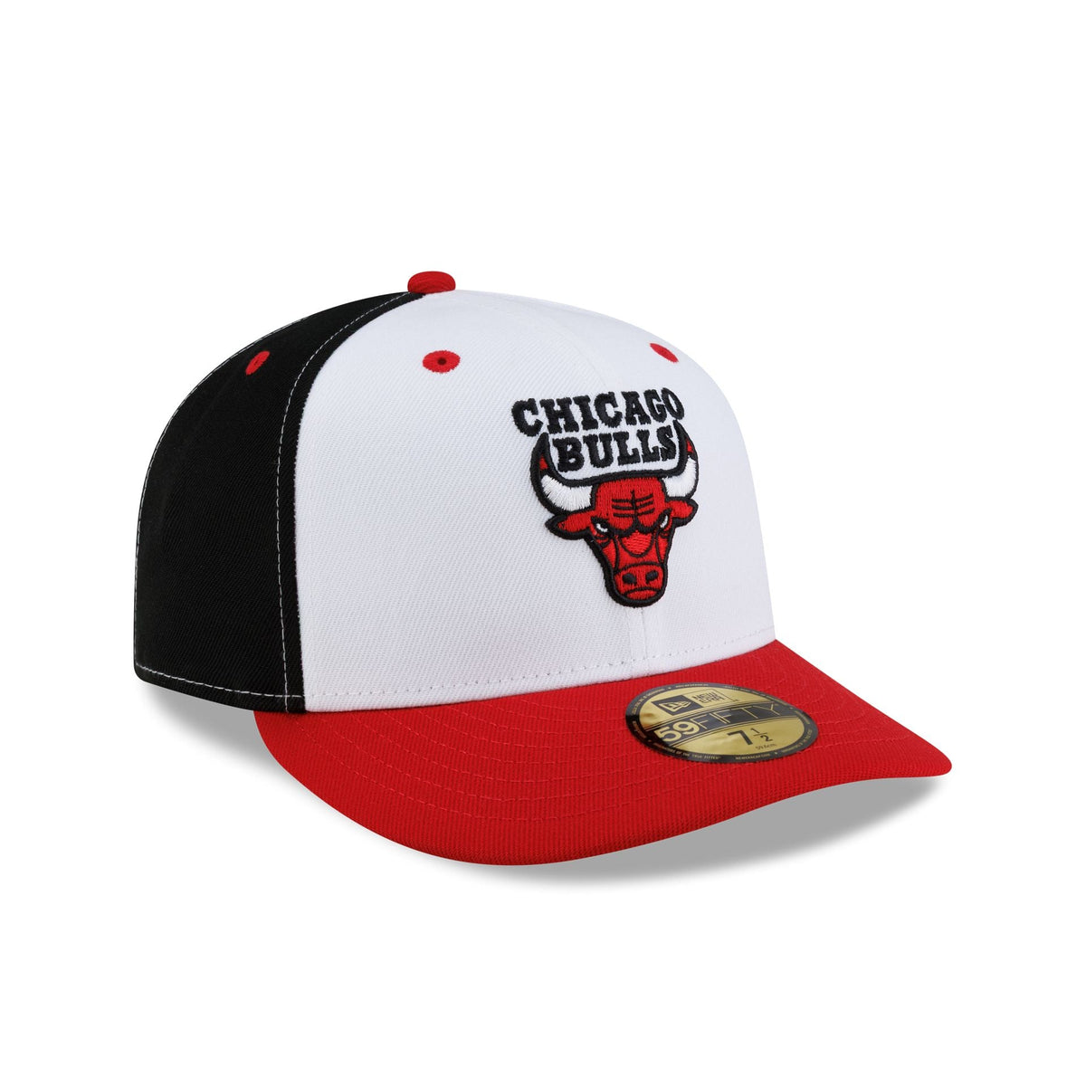 Chicago Bulls Hardwood Classics 90s White 59FIFTY Fitted Hat
