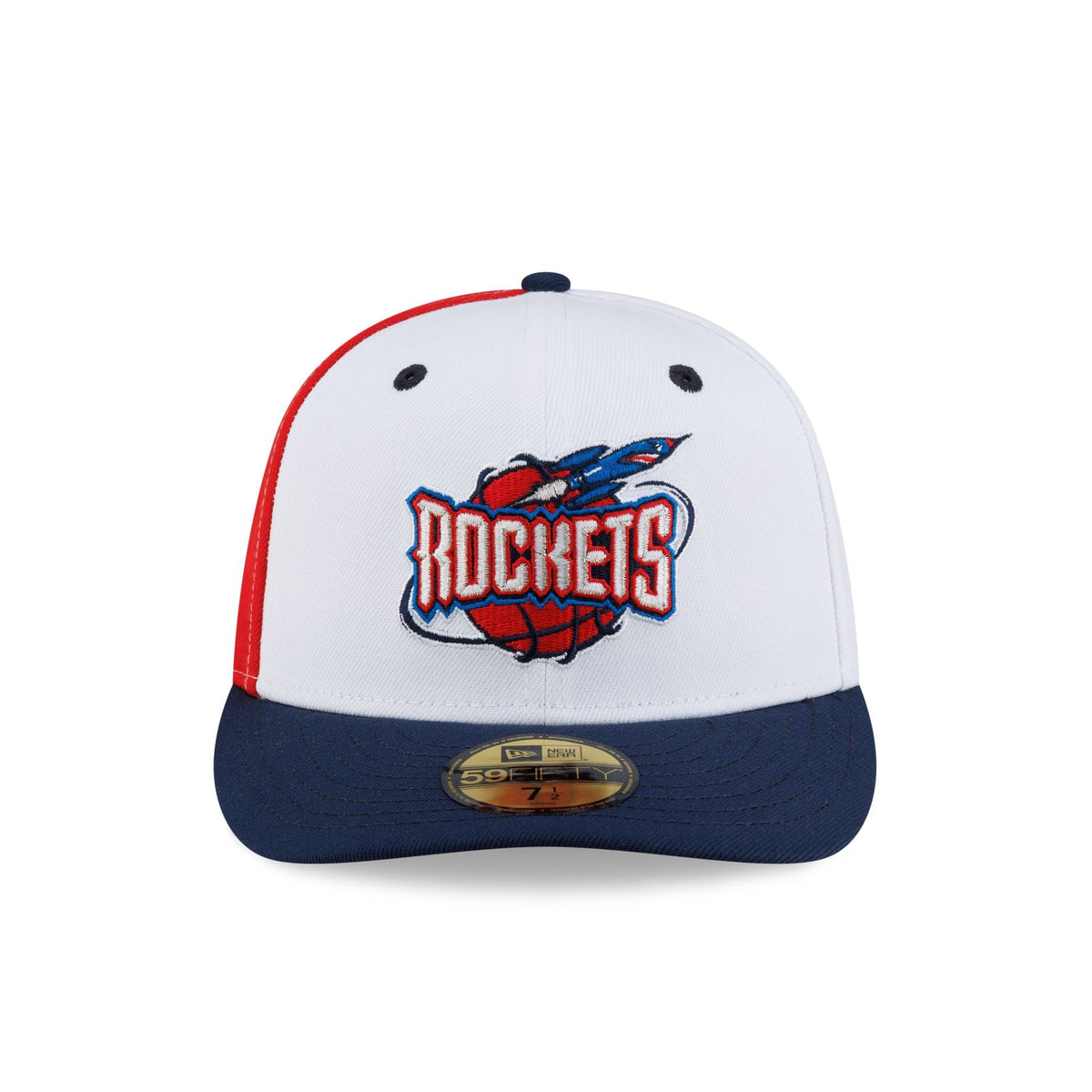Houston Rockets Hardwood Classics 90s White 59FIFTY Fitted Hat