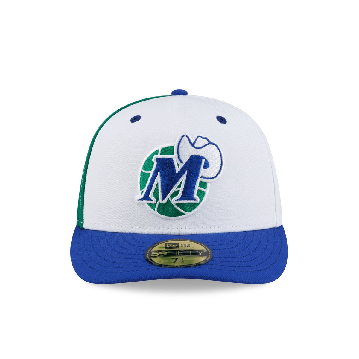 Dallas Mavericks Hardwood Classics 90s White 59FIFTY Fitted Hat