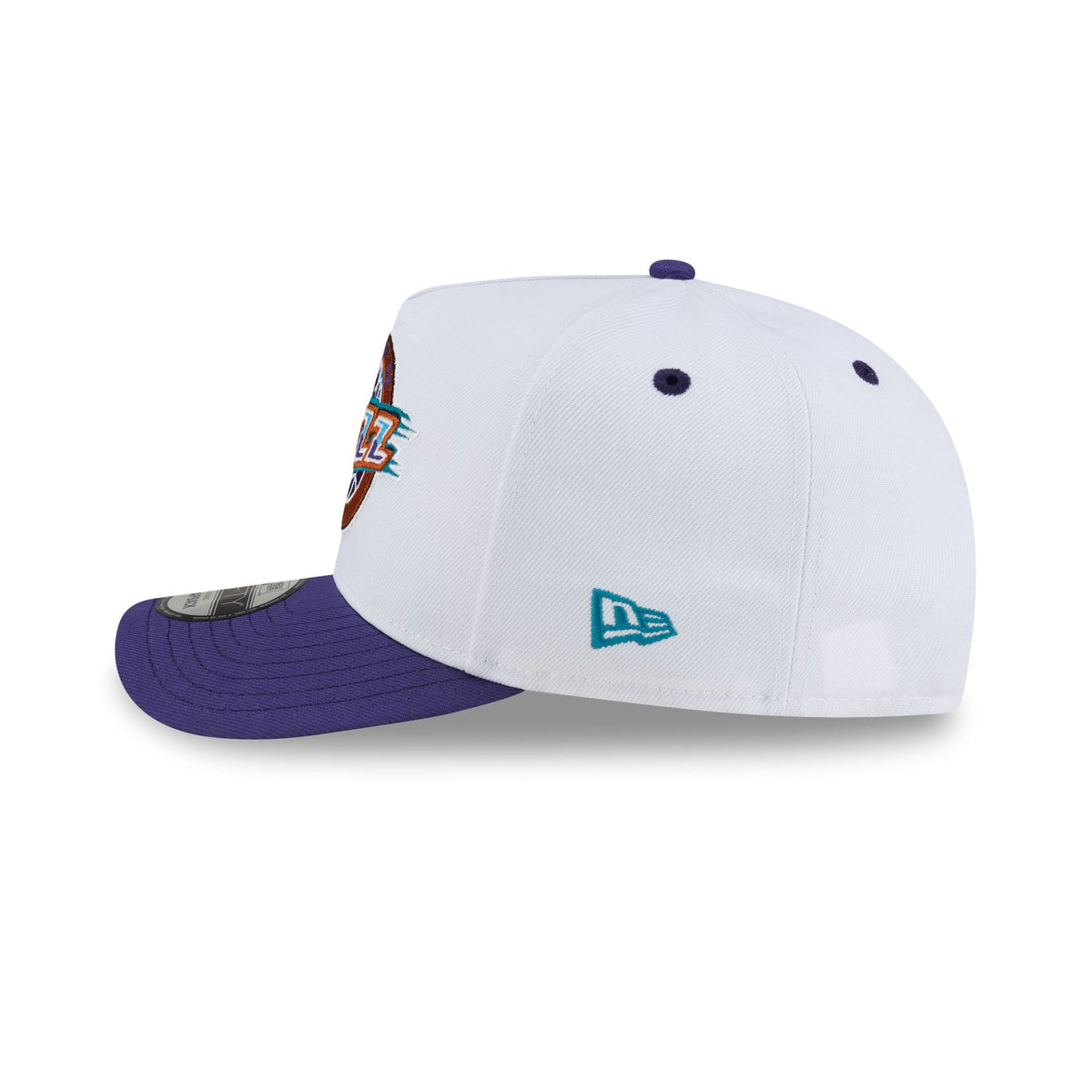 Utah Jazz Hardwood Classics 90s Panel 9FIFTY A-Frame Snapback Hat
