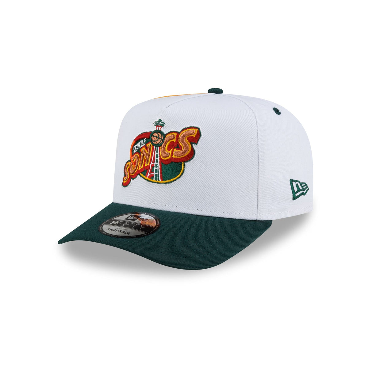 Seattle Supersonics Hardwood Classics 90s Panel 9FIFTY A-Frame Snapback Hat