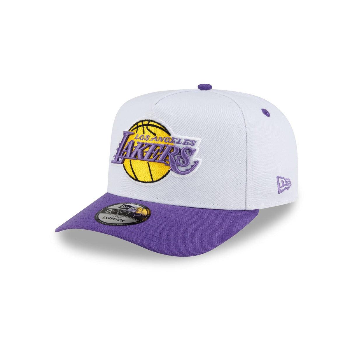 Los Angeles Lakers Hardwood Classics 90s Panel 9FIFTY A-Frame Snapback Hat
