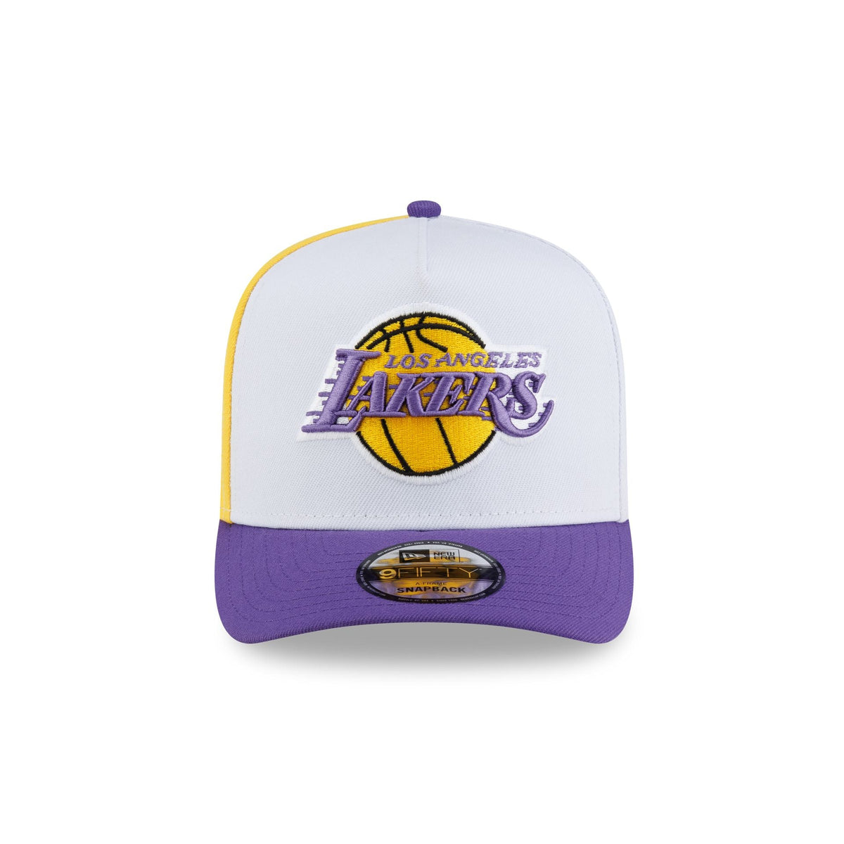 Los Angeles Lakers Hardwood Classics 90s Panel 9FIFTY A-Frame Snapback Hat