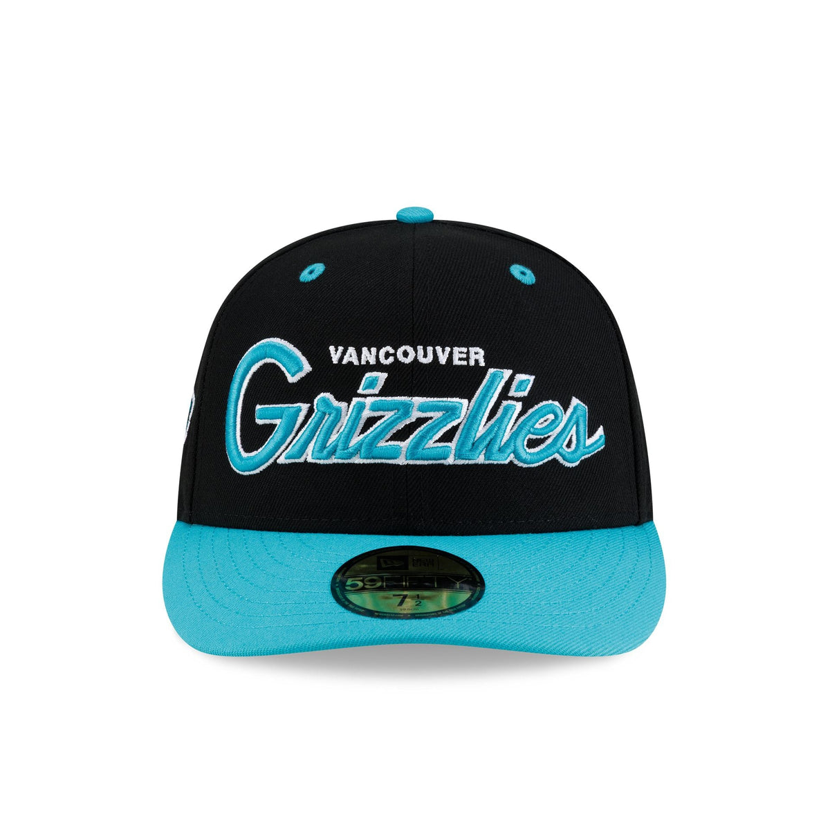 Vancouver Grizzlies Hardwood Classics 90s Script 59FIFTY Fitted Hat