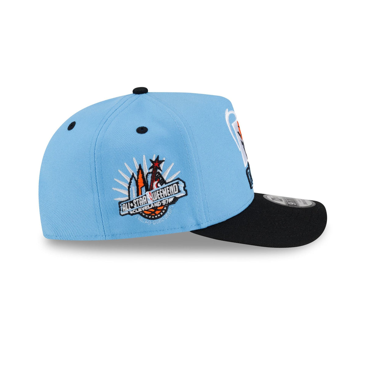 Cleveland Cavaliers Hardwood Classics 90s All-Star Weekend 9FIFTY A-Frame Snapback Hat