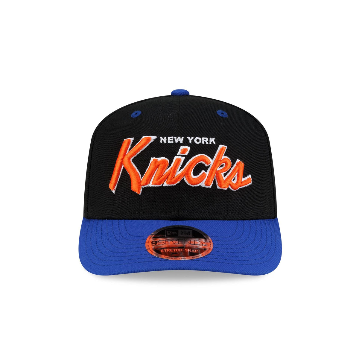 New York Knicks Hardwood Classics 90s Script 9SEVENTY Stretch-Snap Hat