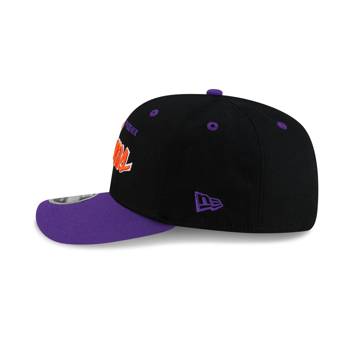 Phoenix Suns Hardwood Classics 90s Script 9SEVENTY Stretch-Snap Hat