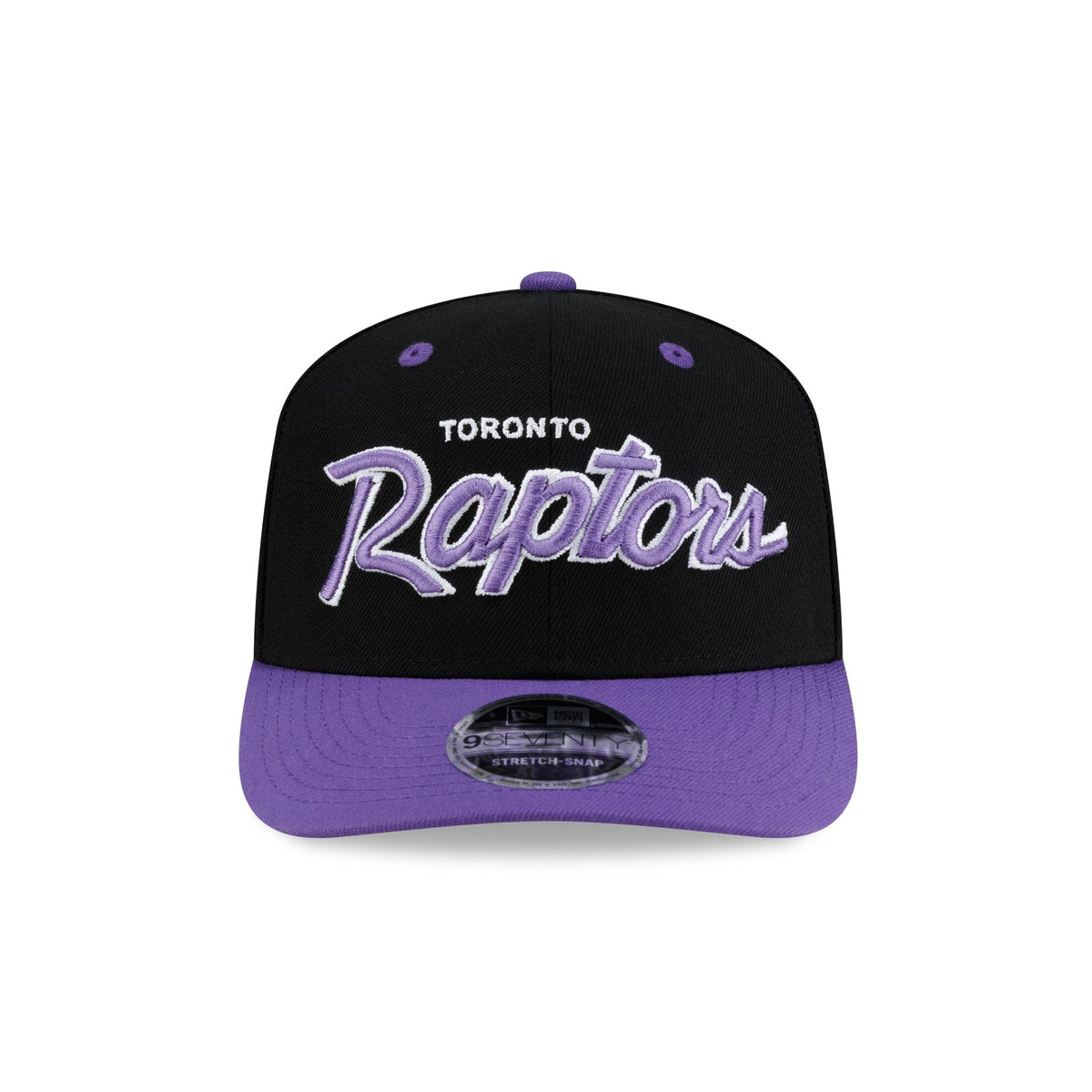 Toronto Raptors Hardwood Classics 90s Script 9SEVENTY Stretch-Snap Hat