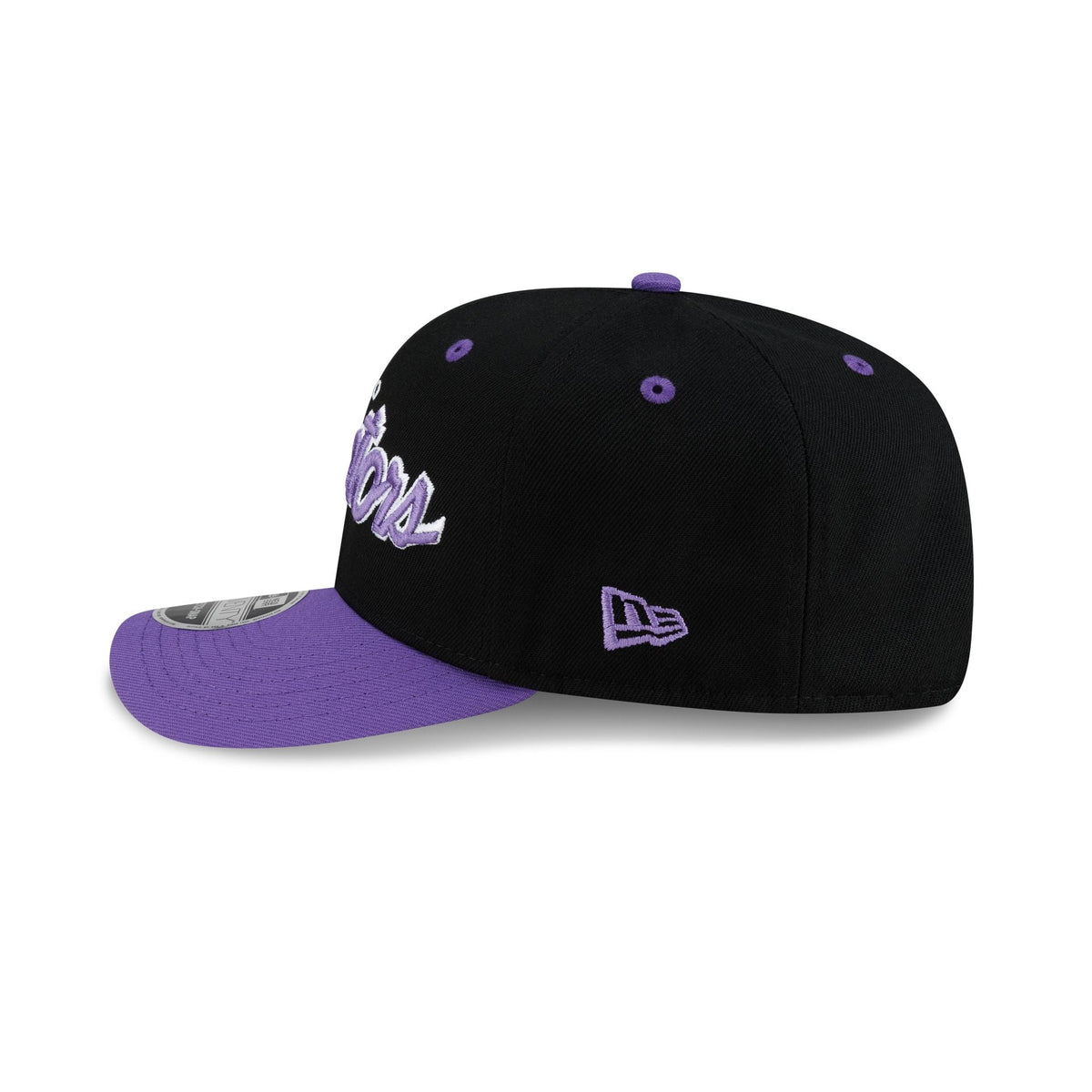 Toronto Raptors Hardwood Classics 90s Script 9SEVENTY Stretch-Snap Hat