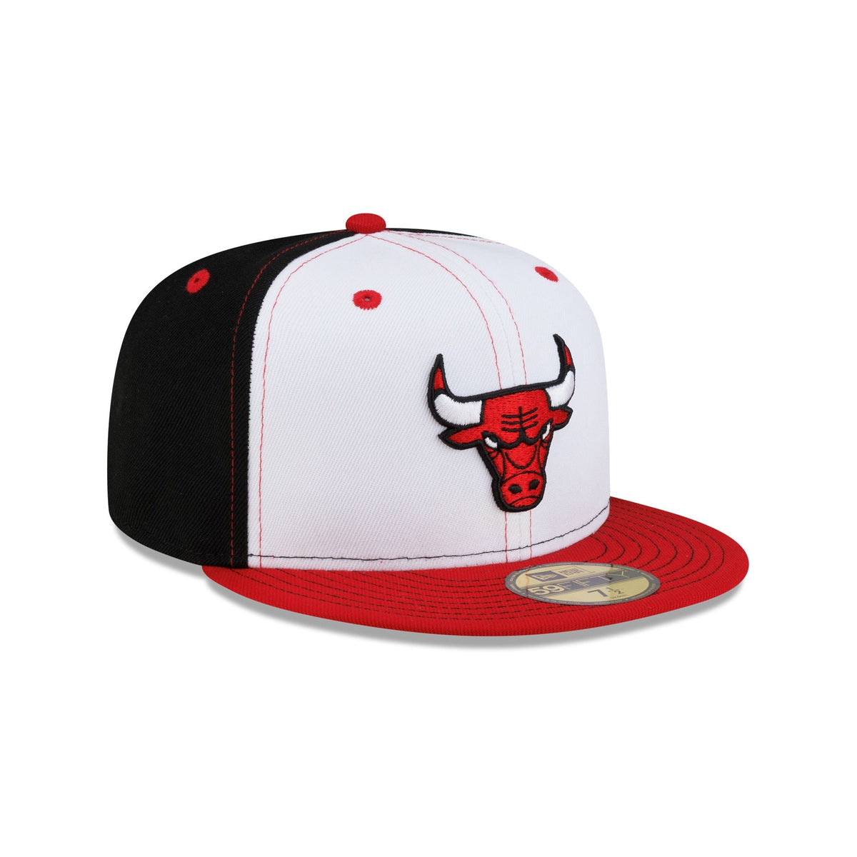 Chicago Bulls Hardwood Classics 2000s White Stitch 59FIFTY Fitted Hat