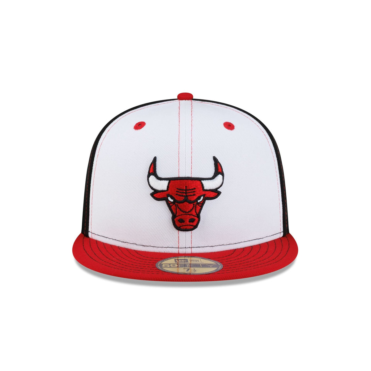 Chicago Bulls Hardwood Classics 2000s White Stitch 59FIFTY Fitted Hat