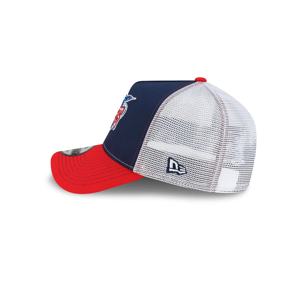 Houston Rockets Hardwood Classics 2000s Contrast Stitch 9FORTY A-Frame Trucker Hat