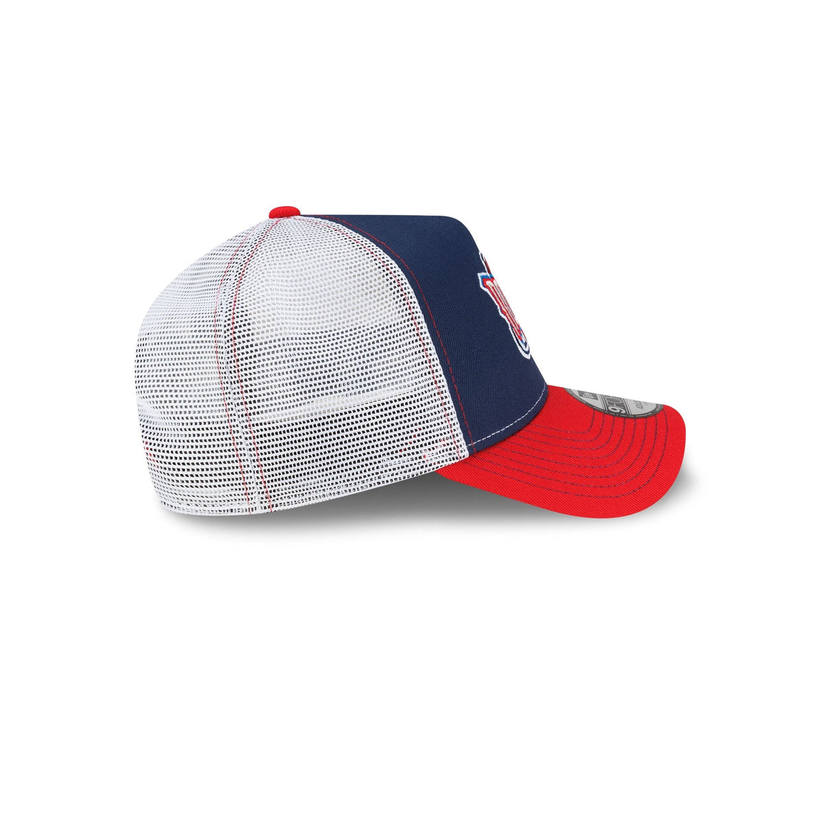 Houston Rockets Hardwood Classics 2000s Contrast Stitch 9FORTY A-Frame Trucker Hat