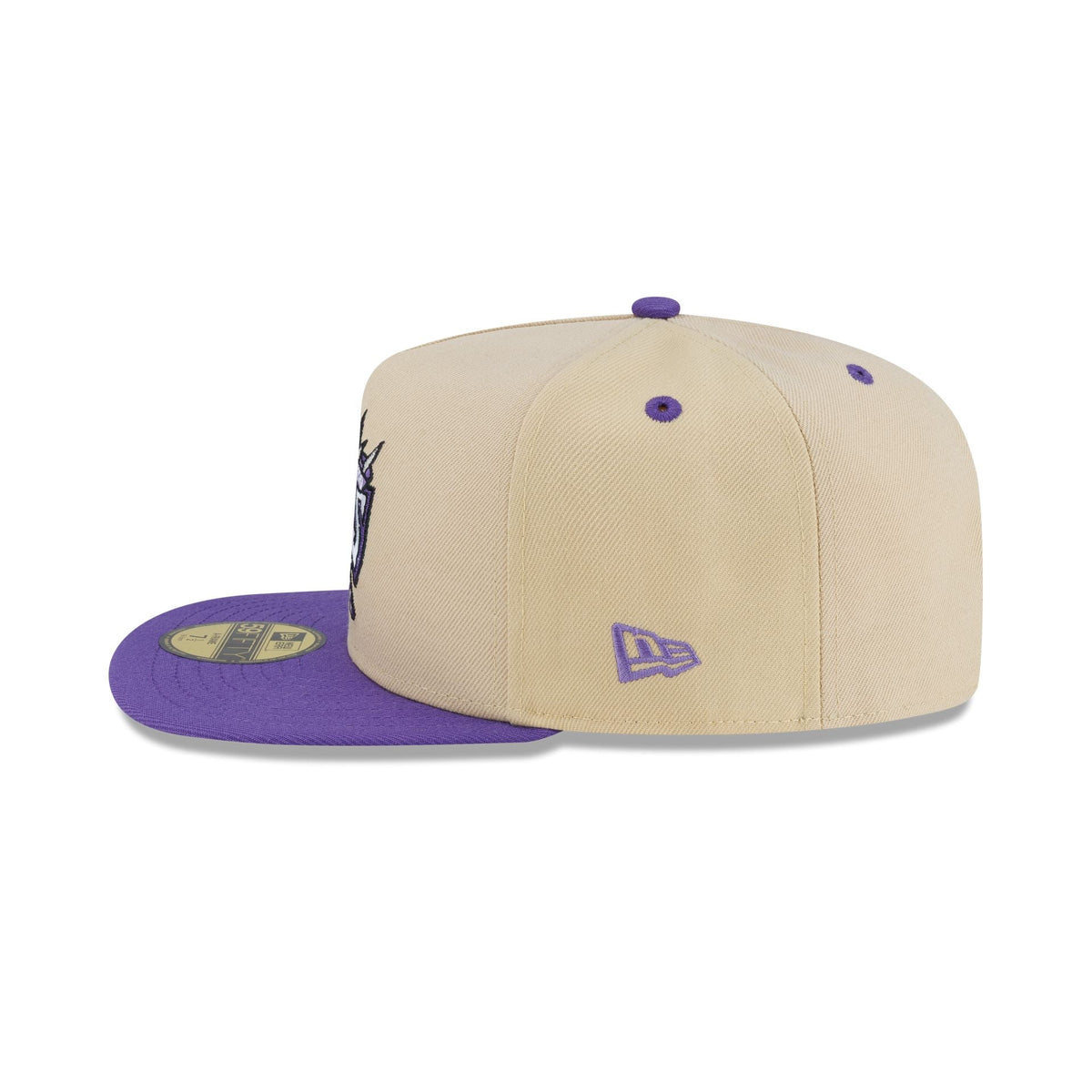 Sacramento Kings Hardwood Classics 2000s Gold 59FIFTY A-Frame Fitted Hat