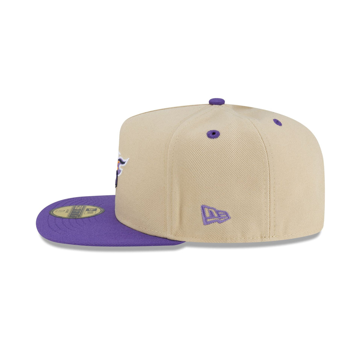 Phoenix Suns Hardwood Classics 2000s Gold 59FIFTY A-Frame Fitted Hat