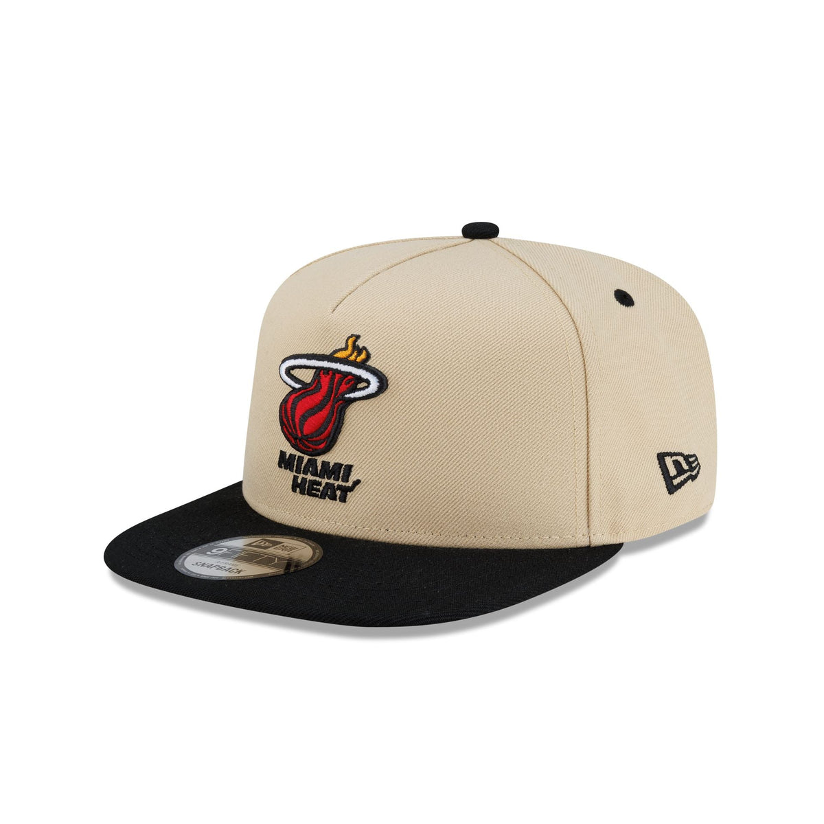 Miami Heat Hardwood Classics 2000s Gold 9FIFTY A-Frame Snapback Hat