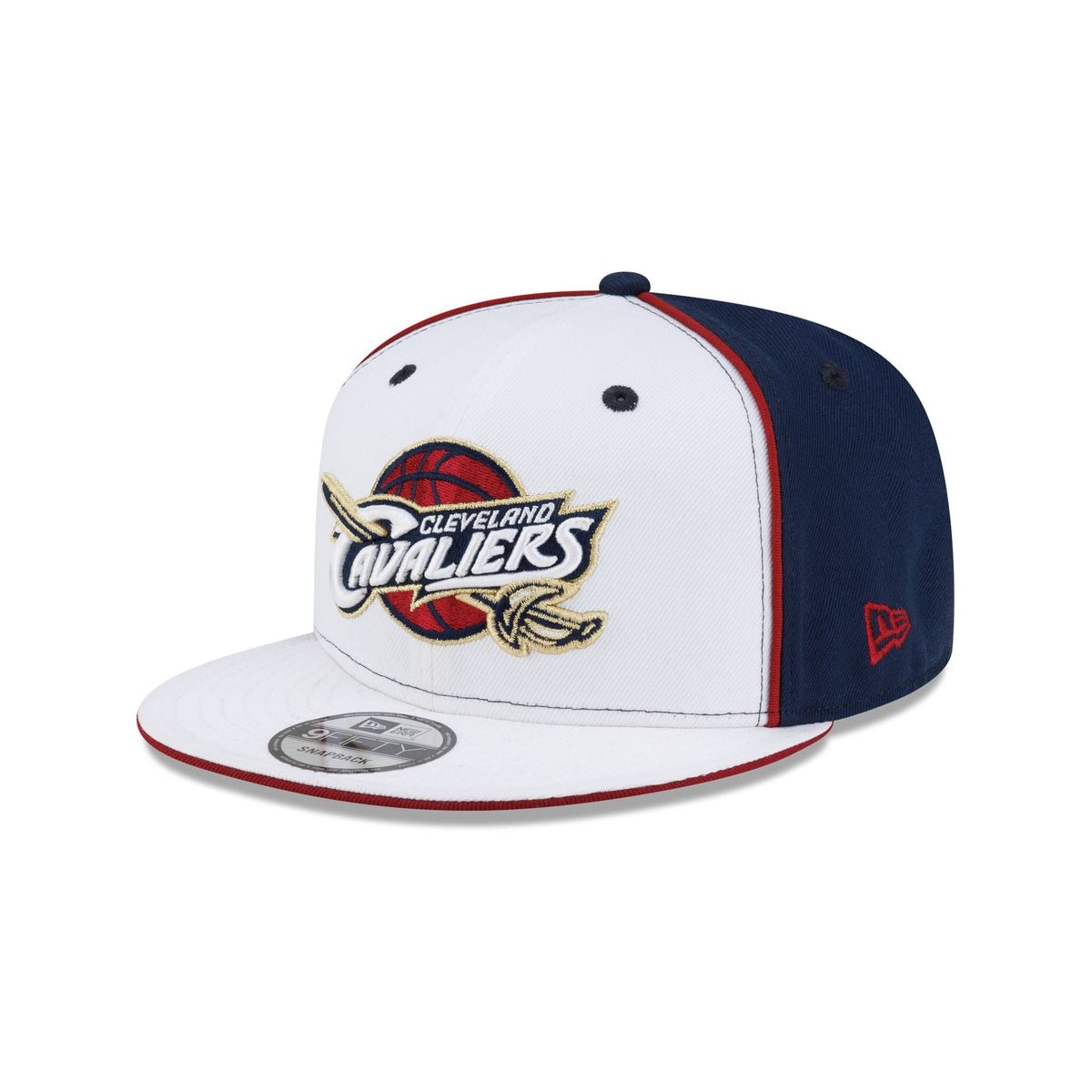 Cleveland Cavaliers Hardwood Classics 2000s Optic White Flip 9FIFTY Snapback Hat