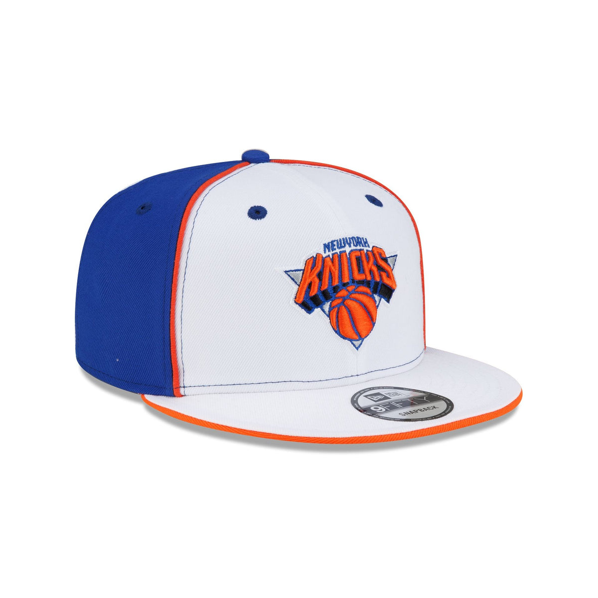 New York Knicks Hardwood Classics 2000s Optic White Flip 9FIFTY Snapback Hat