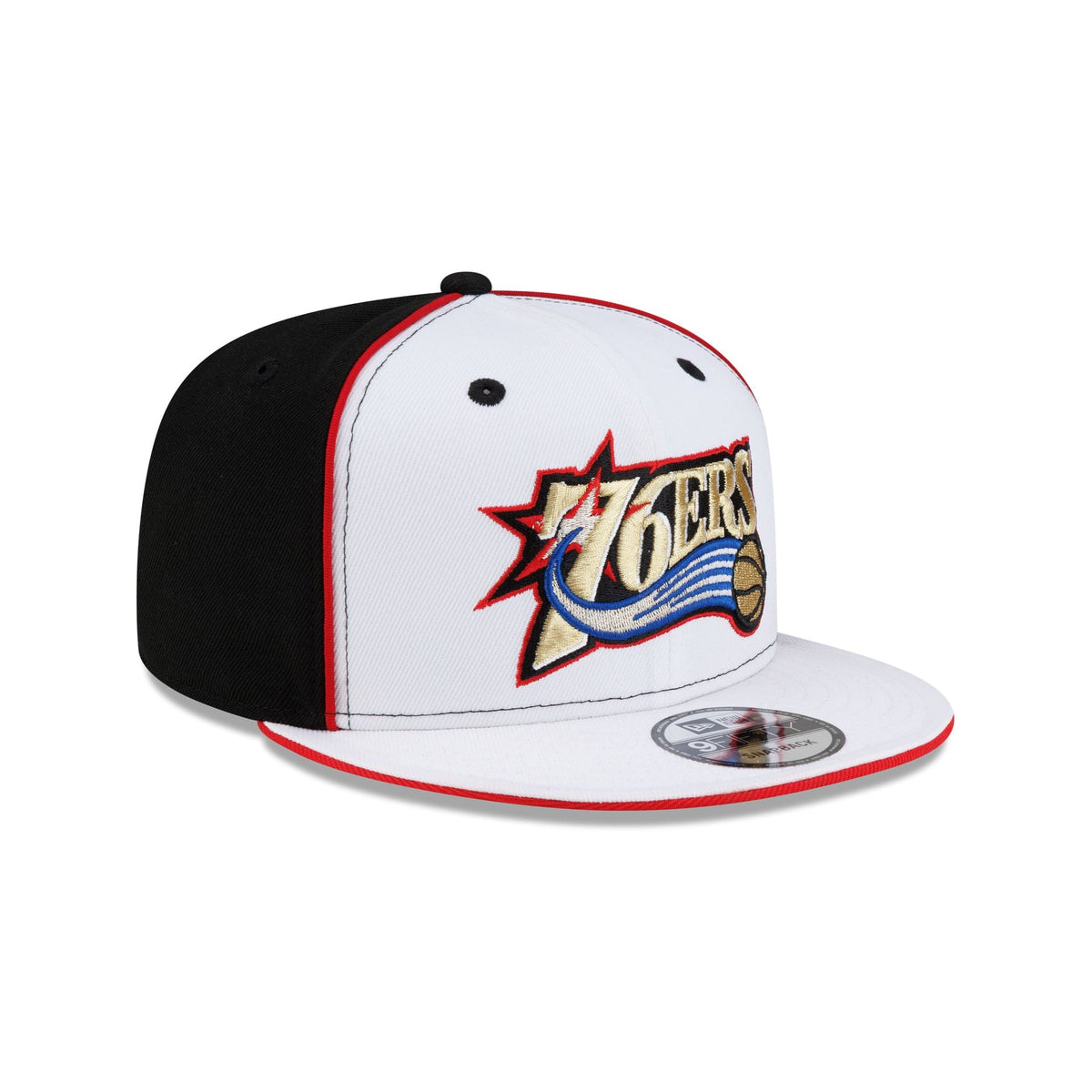 Philadelphia 76ers Hardwood Classics 2000s Optic White Flip 9FIFTY Snapback Hat