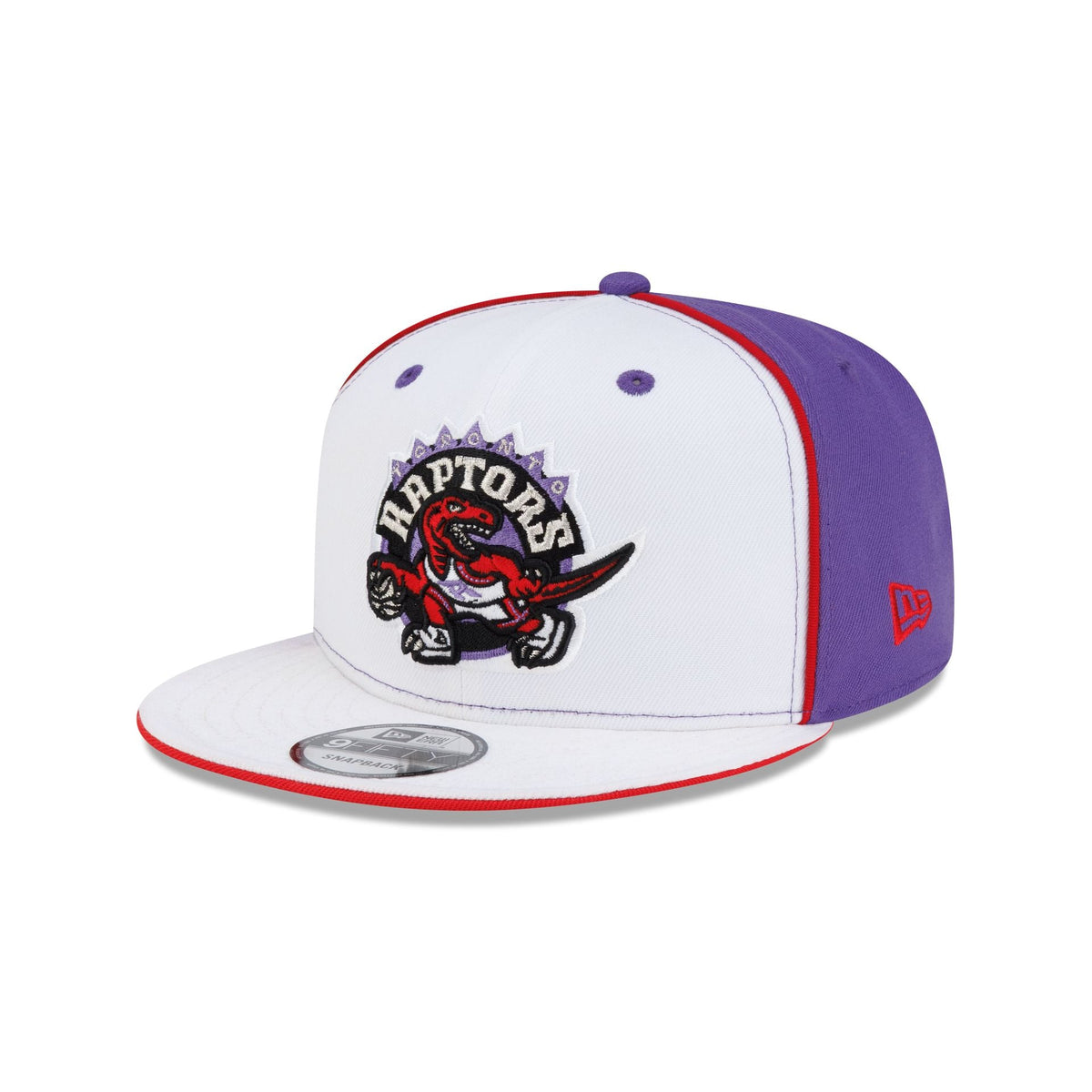 Toronto Raptors Hardwood Classics 2000s Optic White Flip 9FIFTY Snapback Hat