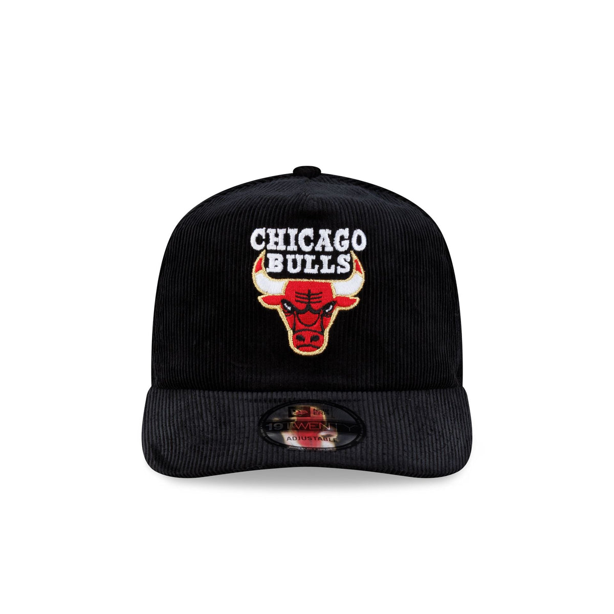 Chicago Bulls 1996 Finals Black & Gold Corduroy 19TWENTY Adjustable Hat