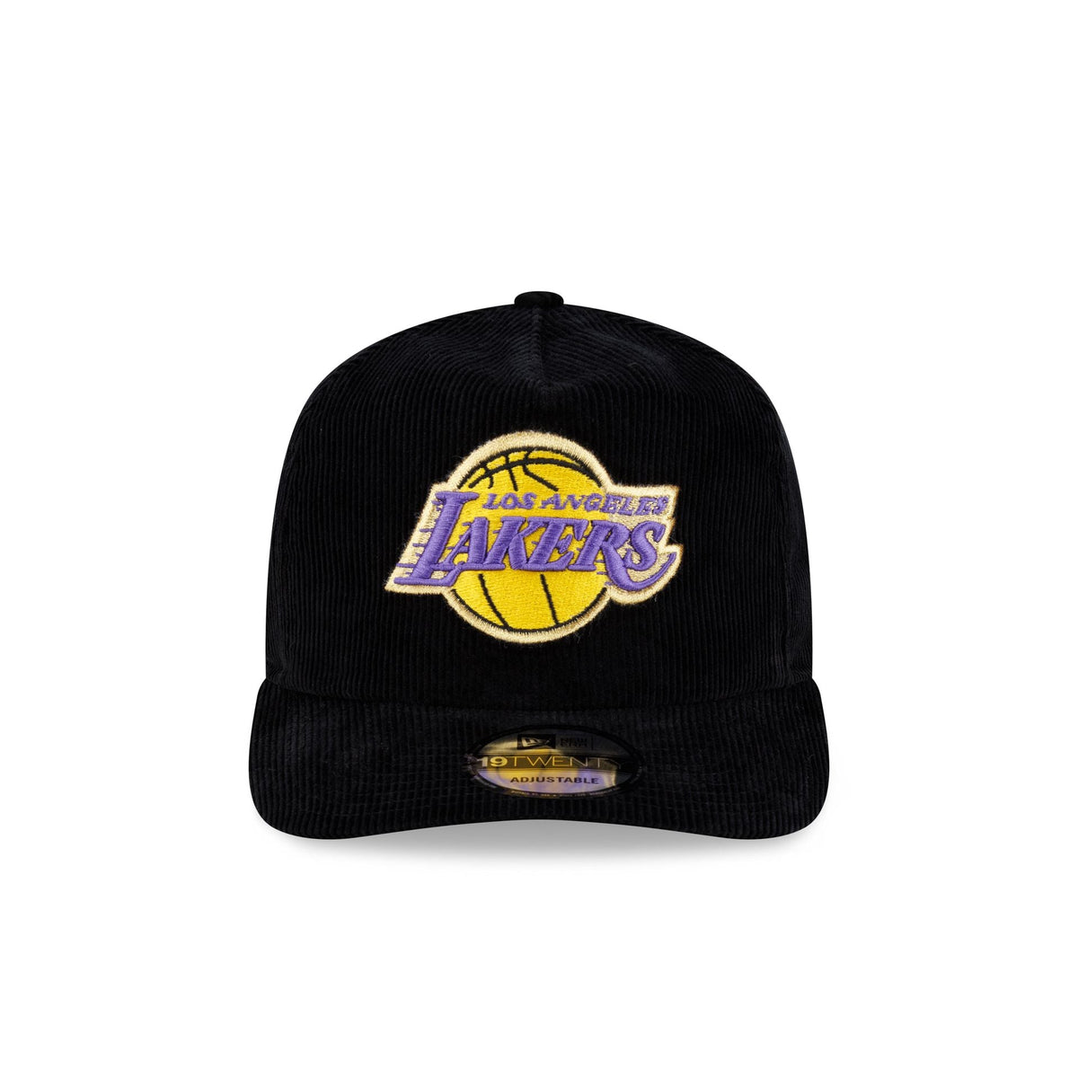 Los Angeles Lakers 2001 Finals Black & Gold Corduroy 19TWENTY Adjustable Hat
