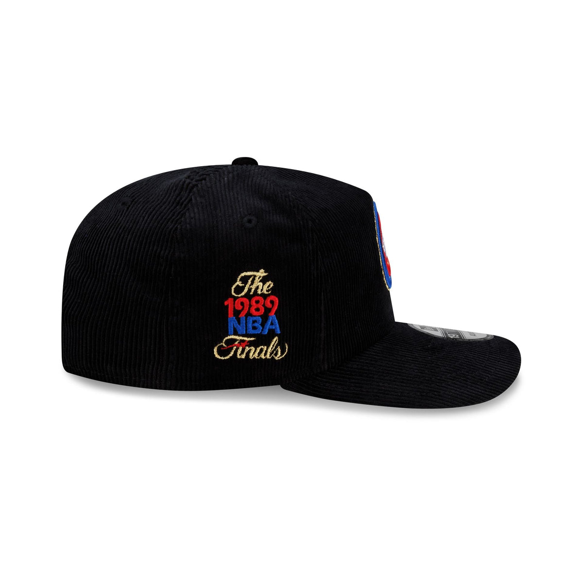 Detroit Pistons 1989 Finals Black & Gold Corduroy 19TWENTY Adjustable Hat