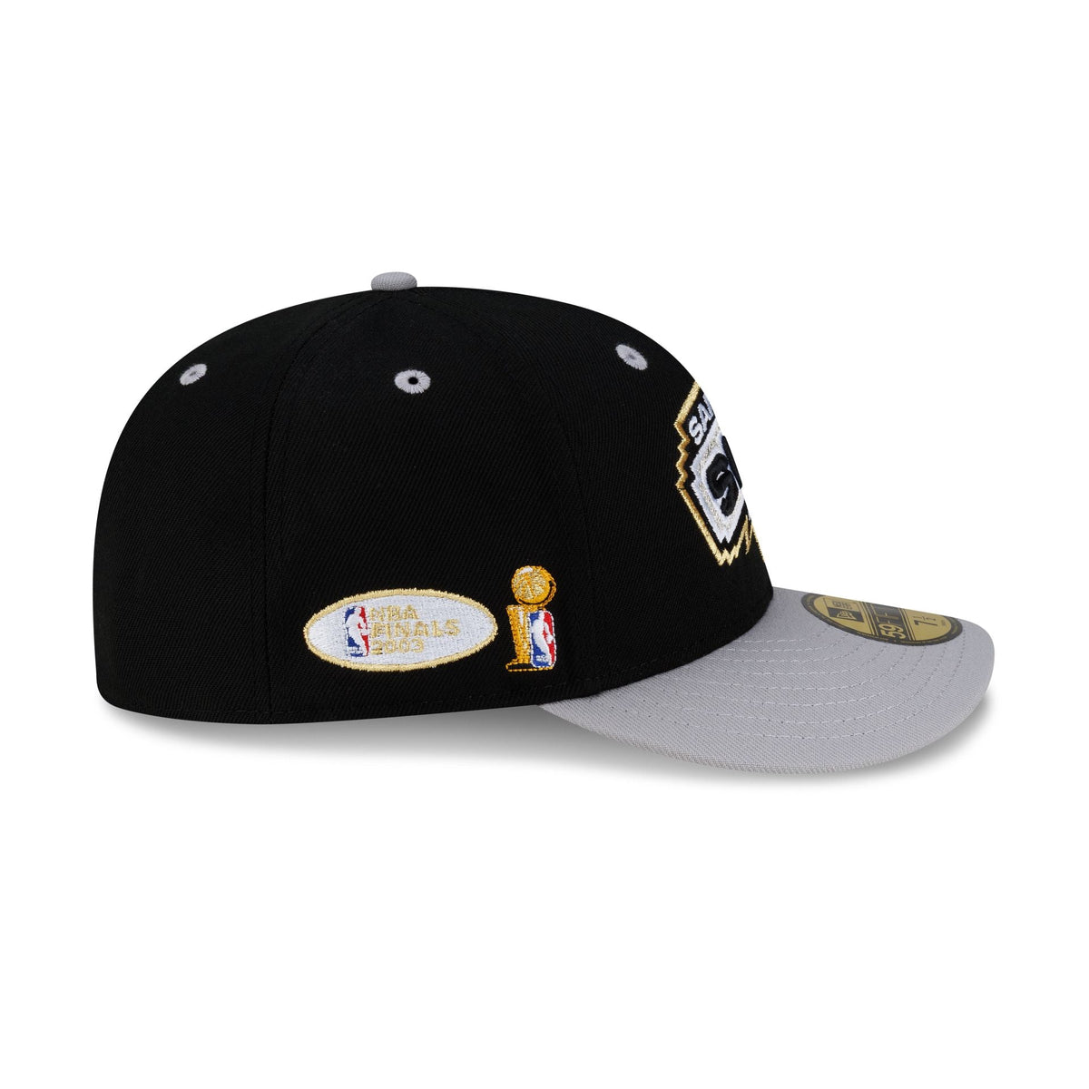 San Antonio Spurs 2003 Finals Black & Gold 59FIFTY Fitted Hat