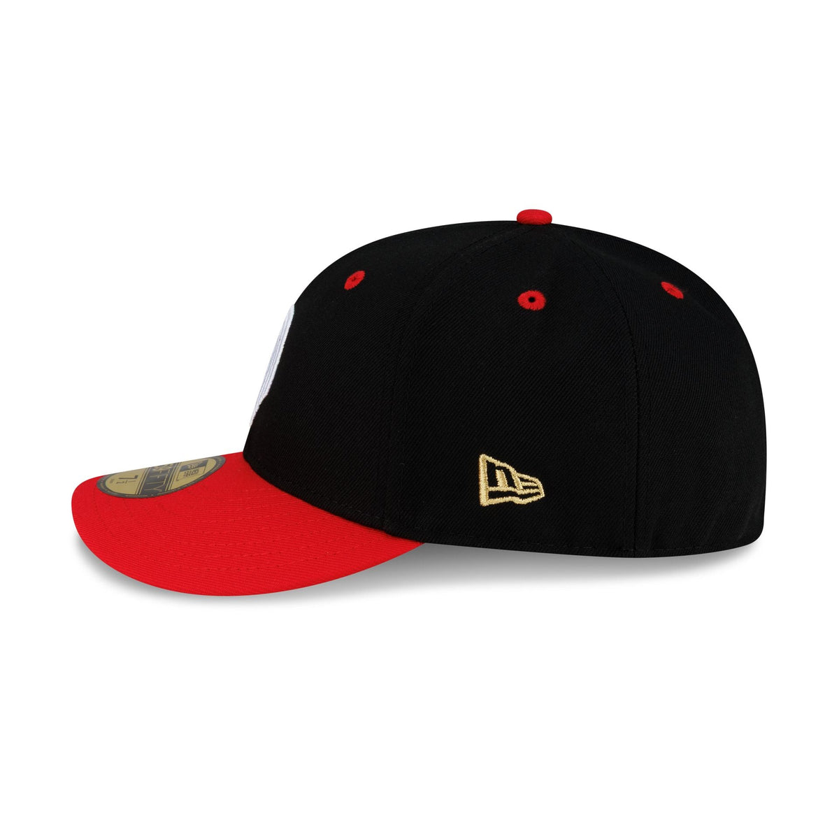 Portland Trail Blazers 1990 Finals Black & Gold 59FIFTY Fitted Hat