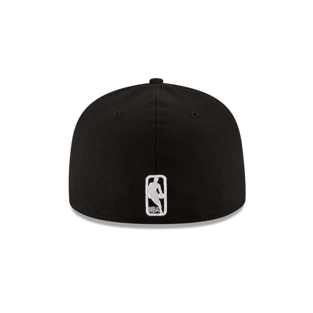 Miami Heat Black & White 59FIFTY Fitted Hat